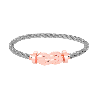 [baslovejewels]CHANCE LARGE 8 FIGURE BUCKLE NO DIAMOND BRACELET ROSE GOLD