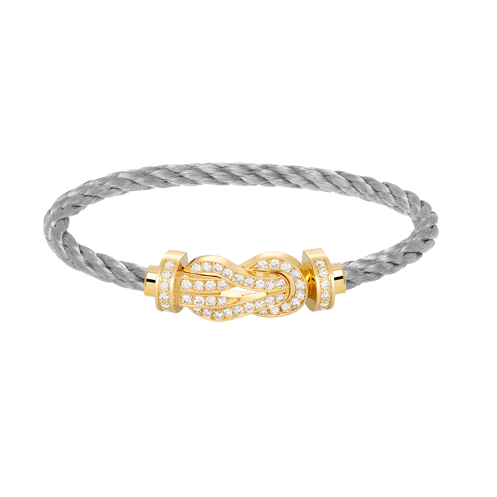 [baslovejewels]CHANCE LARGE 8 FIGURE BUCKLE FULLDIAMOND BRACELET GOLD
