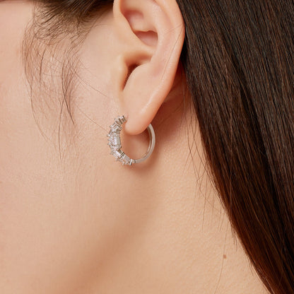 [baslovejewels]Dazzling Colorful Emerald Cut Daily Earrings