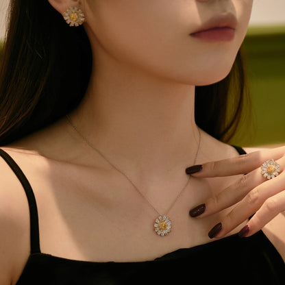 [baslovejewels]Exquisite Daisy Necklace