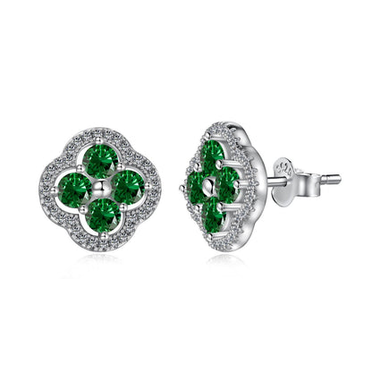 [baslovejewels]Four-Leaf Clover Exquisite Earrings
