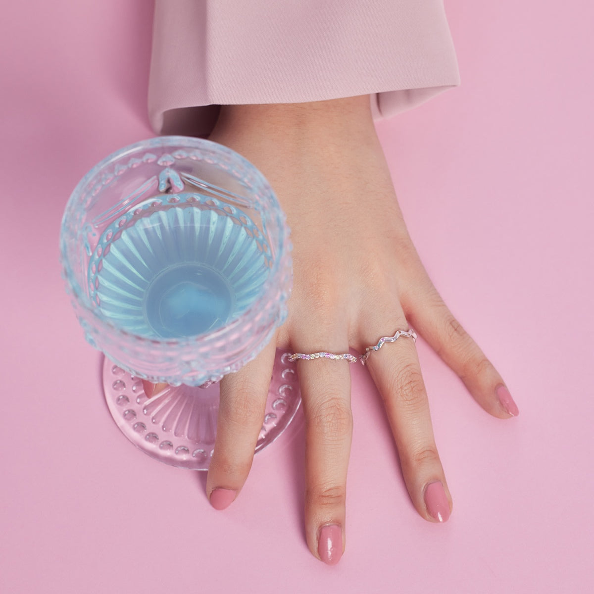 [baslovejewels]Ornate Vibrant Round Cut Daily Ring