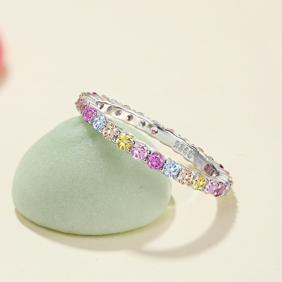 [baslovejewels]Elegant Vivid Round Cut Daily Ring