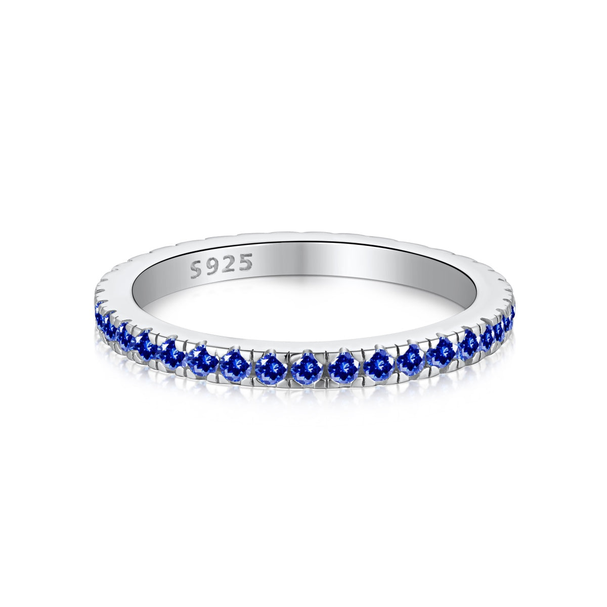 [baslovejewels]Delicate Sparkling Round Cut Daily Ring