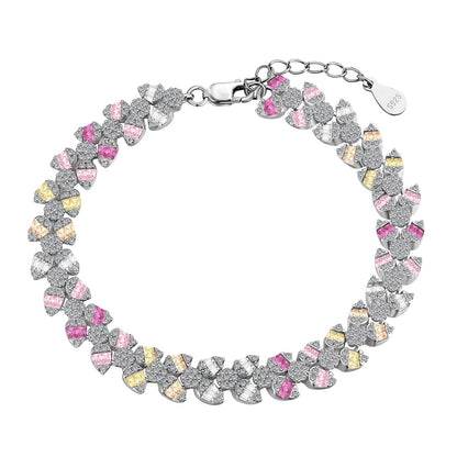 [baslovejewels]Dainty Exquisite Flower Shape Daily Bracelet
