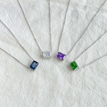 [baslovejewels]Luxurious Square Shape Colorful Necalack