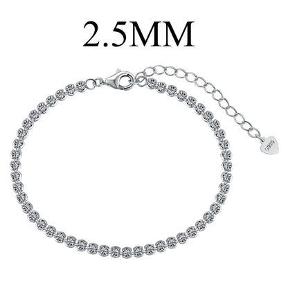[baslovejewels]Dazzling Sparkling Round Cut Daily Bracelet