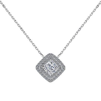 [baslovejewels]Sparkling Asscher Cut Necklace