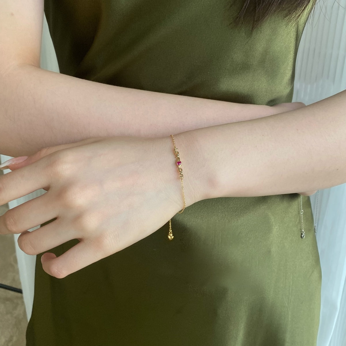 [baslovejewels]Romantic Heart Shape Lover Bracelet