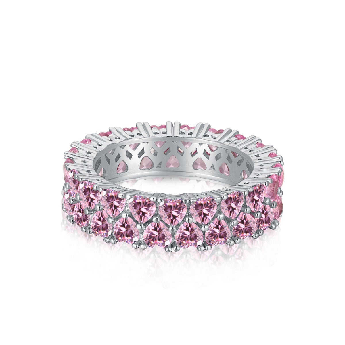 [baslovejewels]Sparkling Full Heart Ring