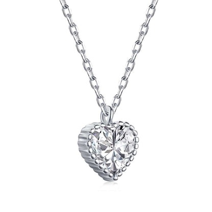 [baslovejewels]Ornate Heart Shape Necklace