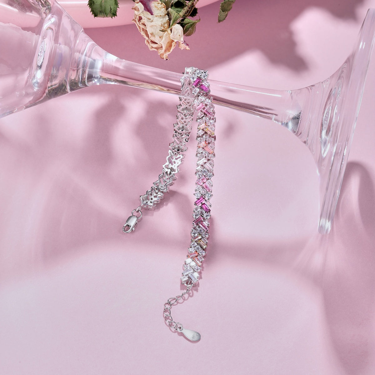 [baslovejewels]Dazzling Unique Multi Shape Daily Bracelet