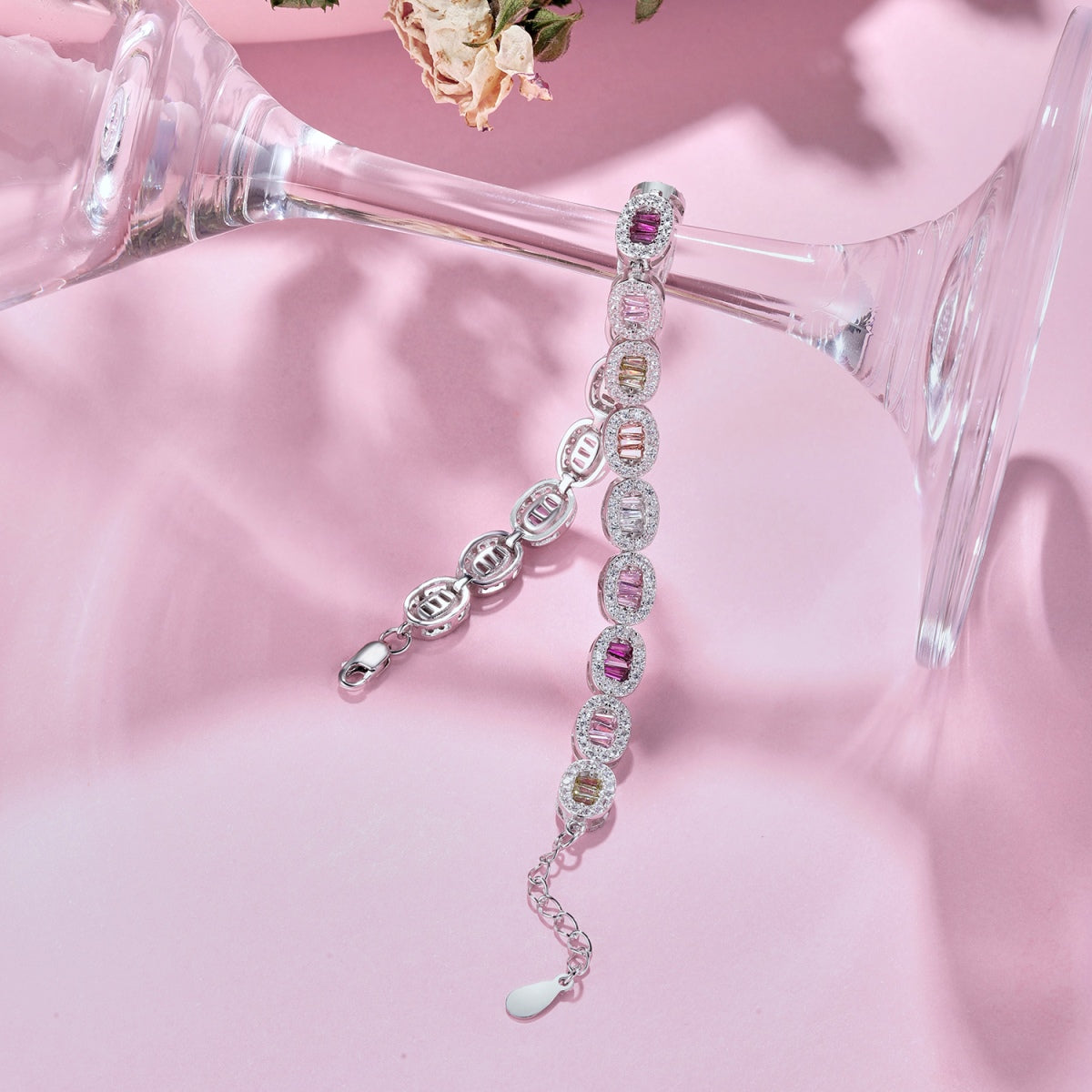 [baslovejewels]Exquisite Ornate Emerald Cut Daily Bracelet