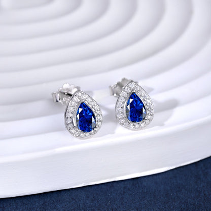 [baslovejewels]Luxurious Water Drop Shape Earrings