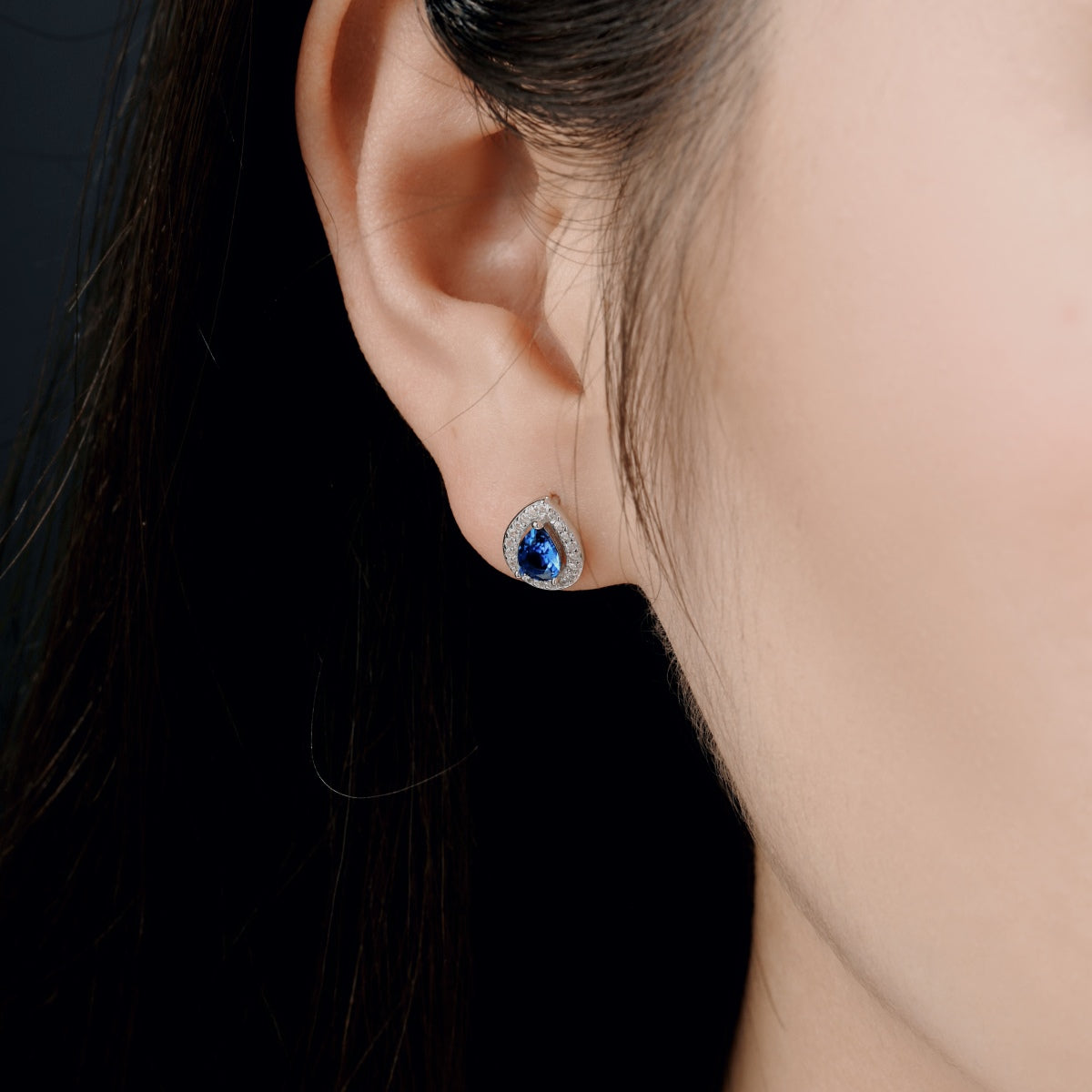 [baslovejewels]Luxurious Water Drop Shape Earrings