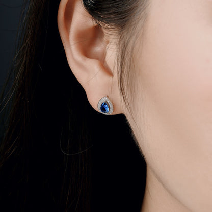 [baslovejewels]Luxurious Water Drop Shape Earrings