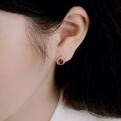 [baslovejewels]Luxurious Water Drop Shape Earrings