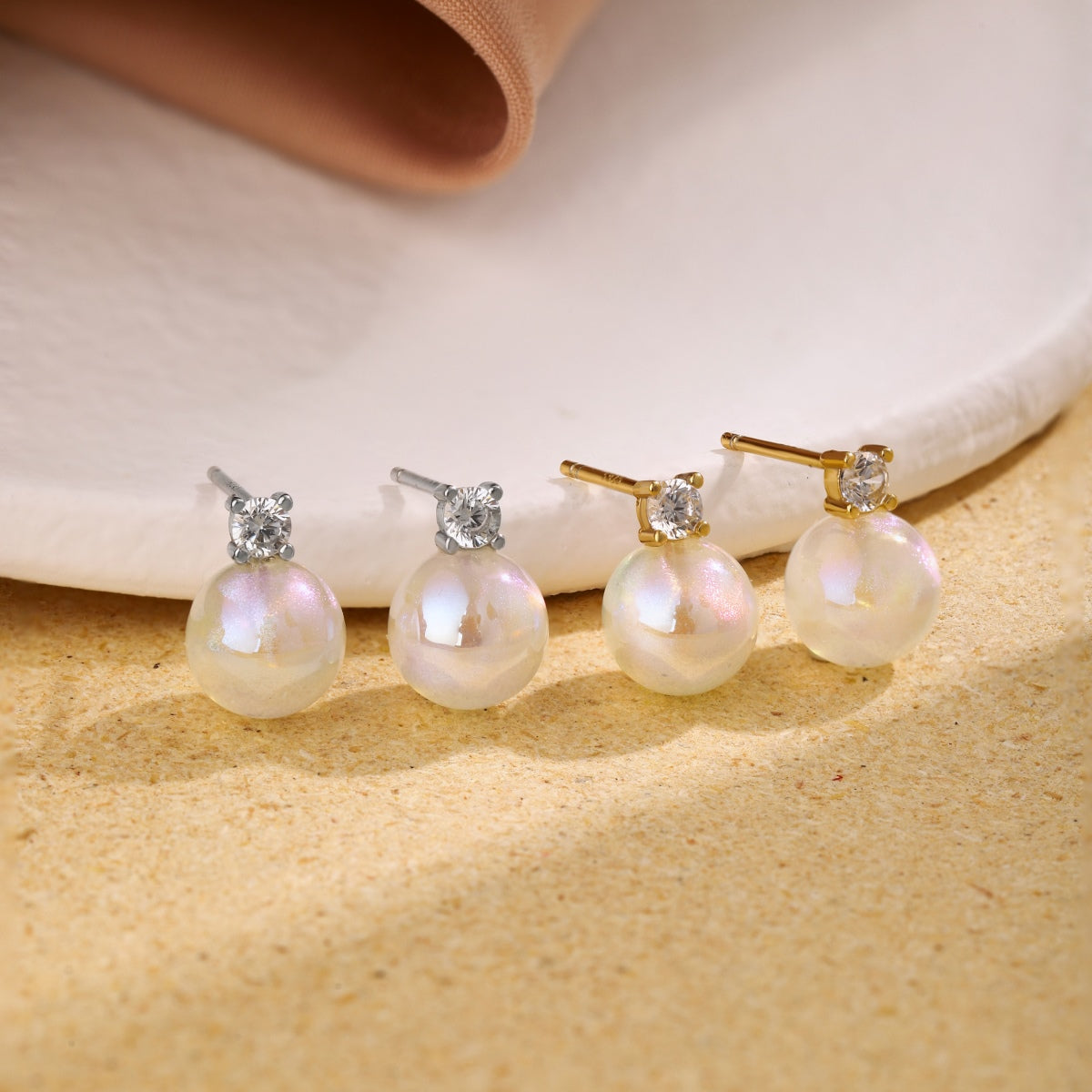 [baslovejewels]Symphony Mermaid Pearl Earrings