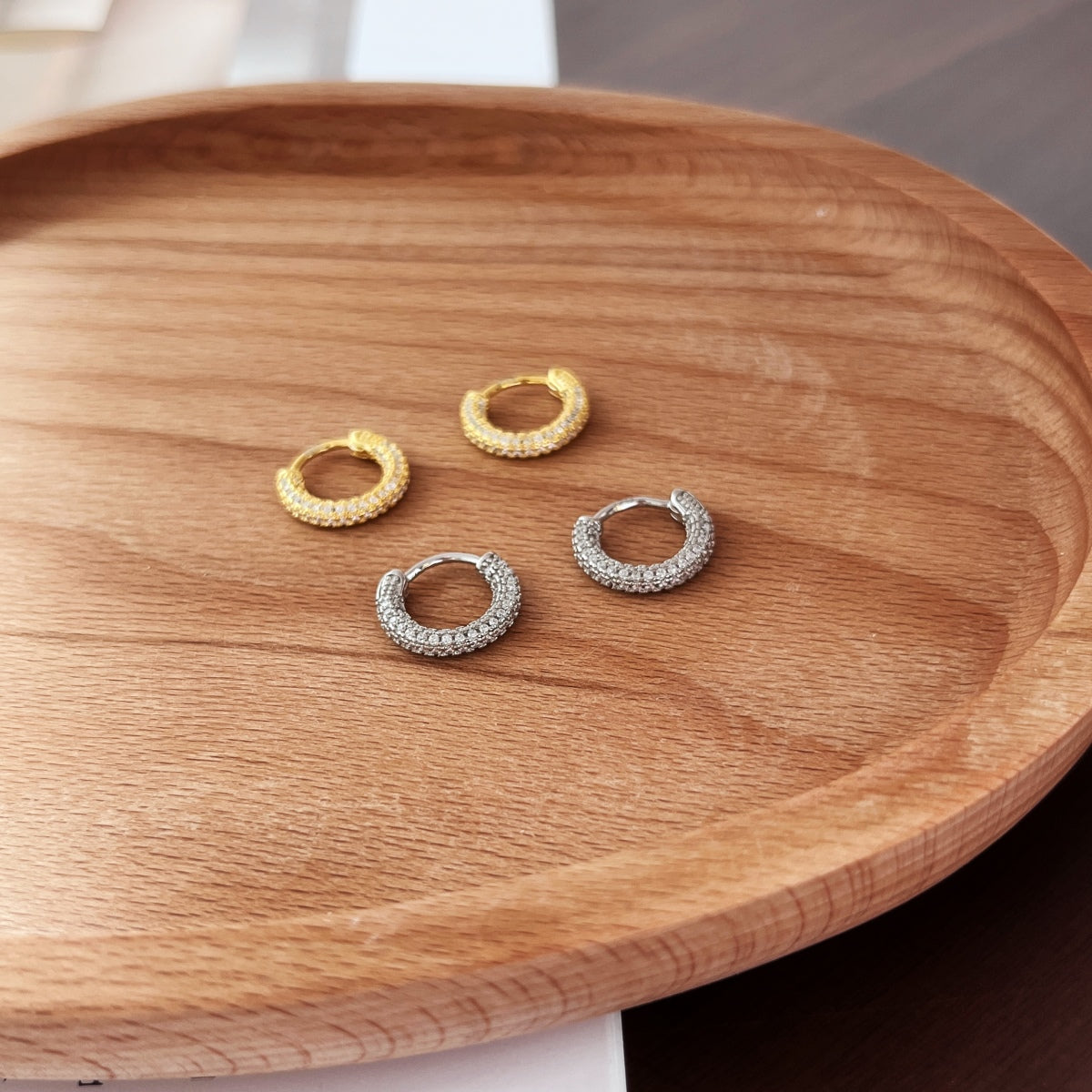 [baslovejewels]Delicate Versatile Daily Earrings