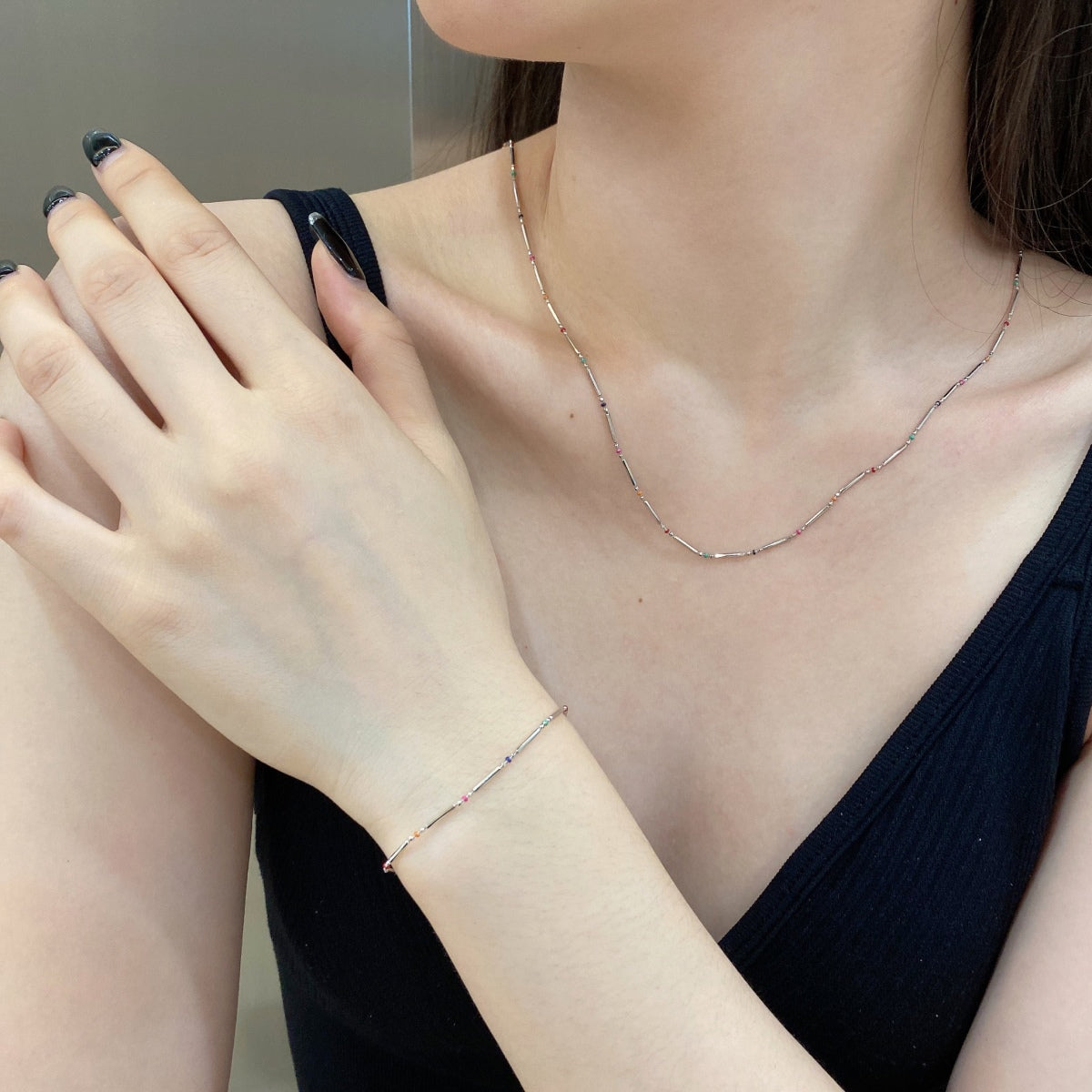 [baslovejewels]Unique Colorful Daily Bracelet