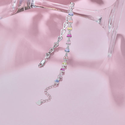 [baslovejewels]Radiant Water Drop Shape Daily Bracelet