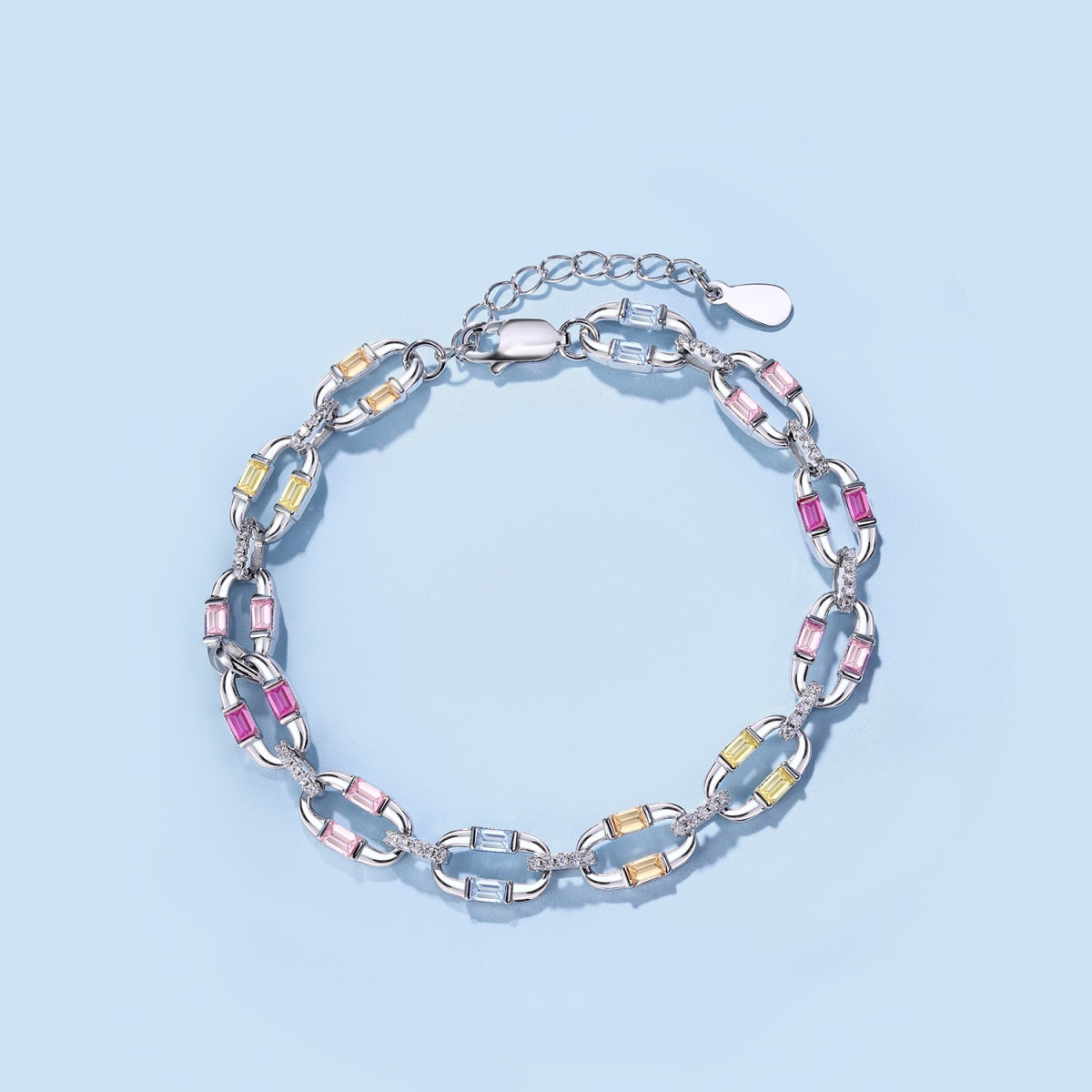 [baslovejewels]Dazzling Colorful Daily Bracelet