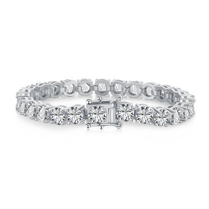 [baslovejewels]0.75 Carat Dazzling Round Cut Wedding Bracelet