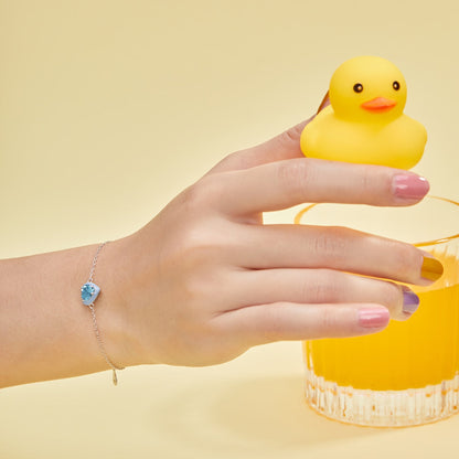 [baslovejewels]Sparkling Romantic Heart Shape Lover Bracelet