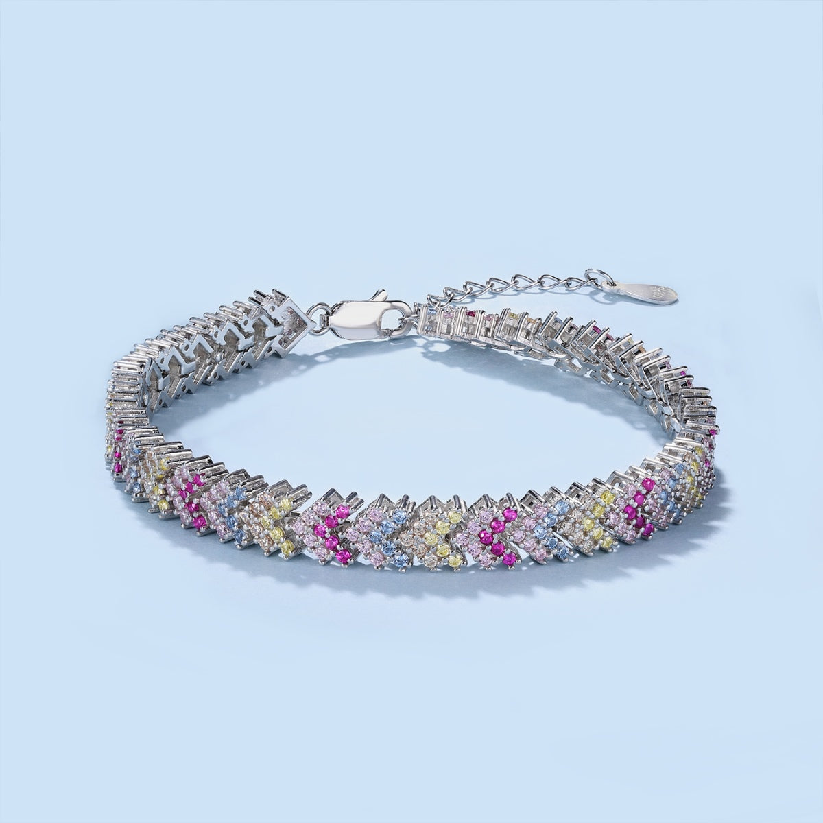 [baslovejewels]Ornate Sparkling Round Cut Party Bracelet