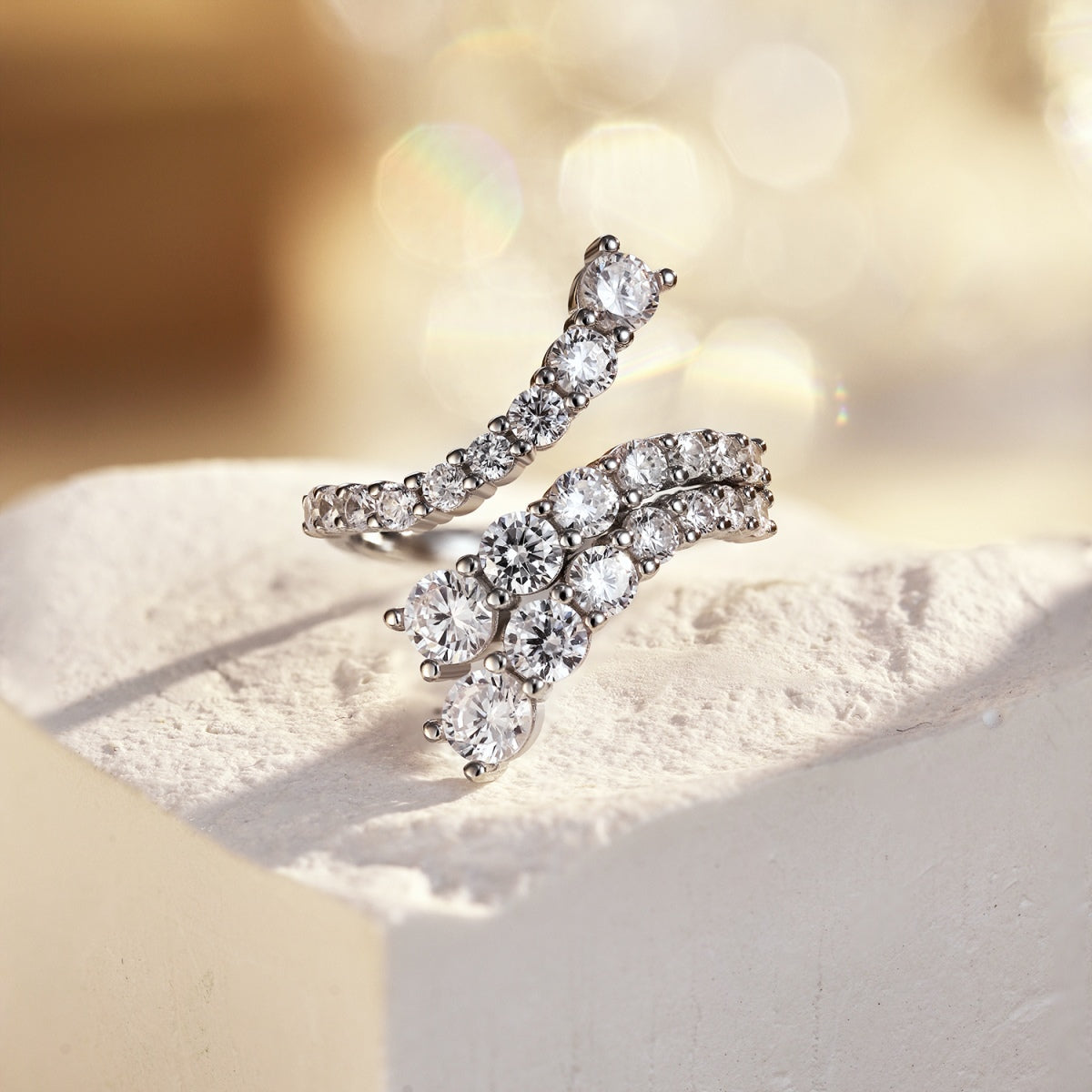 [baslovejewels]Unique Vivid Snake Shape Daily Ring