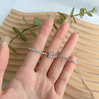 [baslovejewels]Dazzling Unique Multi Shape Lover Bracelet