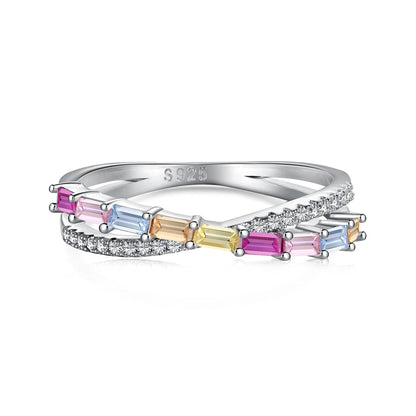 [baslovejewels]Energetic Elegant Radiant Cut Party Ring