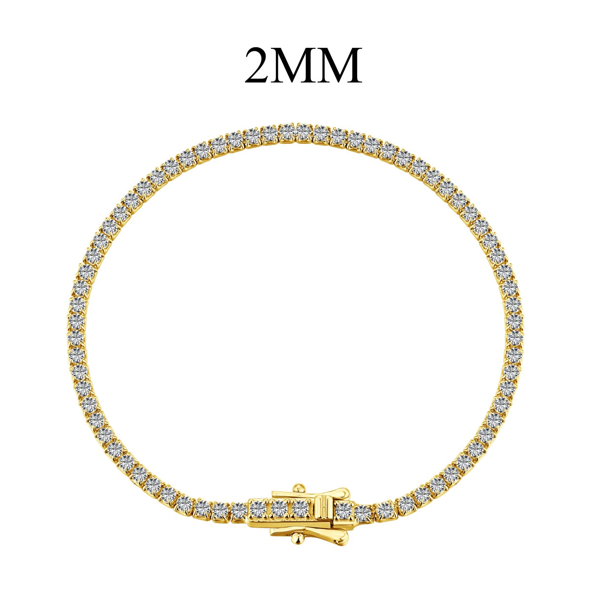 [baslovejewels]Radiant Colorful Round Cut Party Bracelet