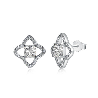 [baslovejewels]Elegant Star Shape Princess Cut Daily Earrings