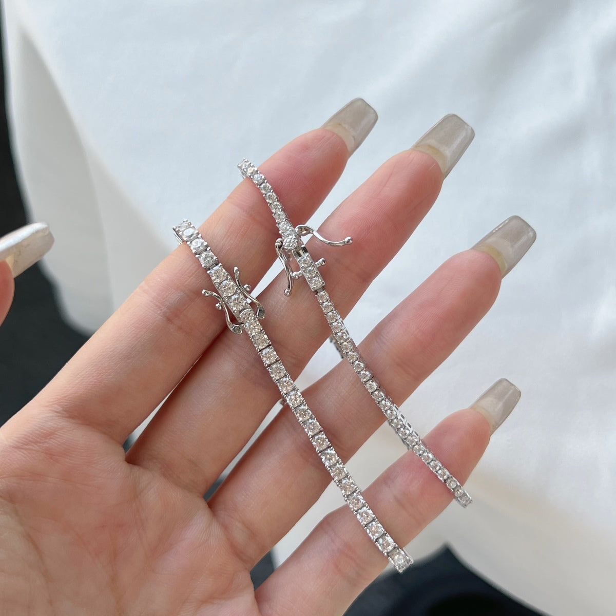 [baslovejewels]Dazzling Exquisite Round Cut Daily Bracelet