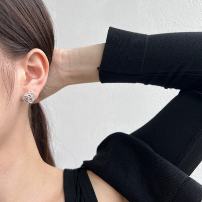 [baslovejewels]Exquisite Flower Shape Daily Earrings