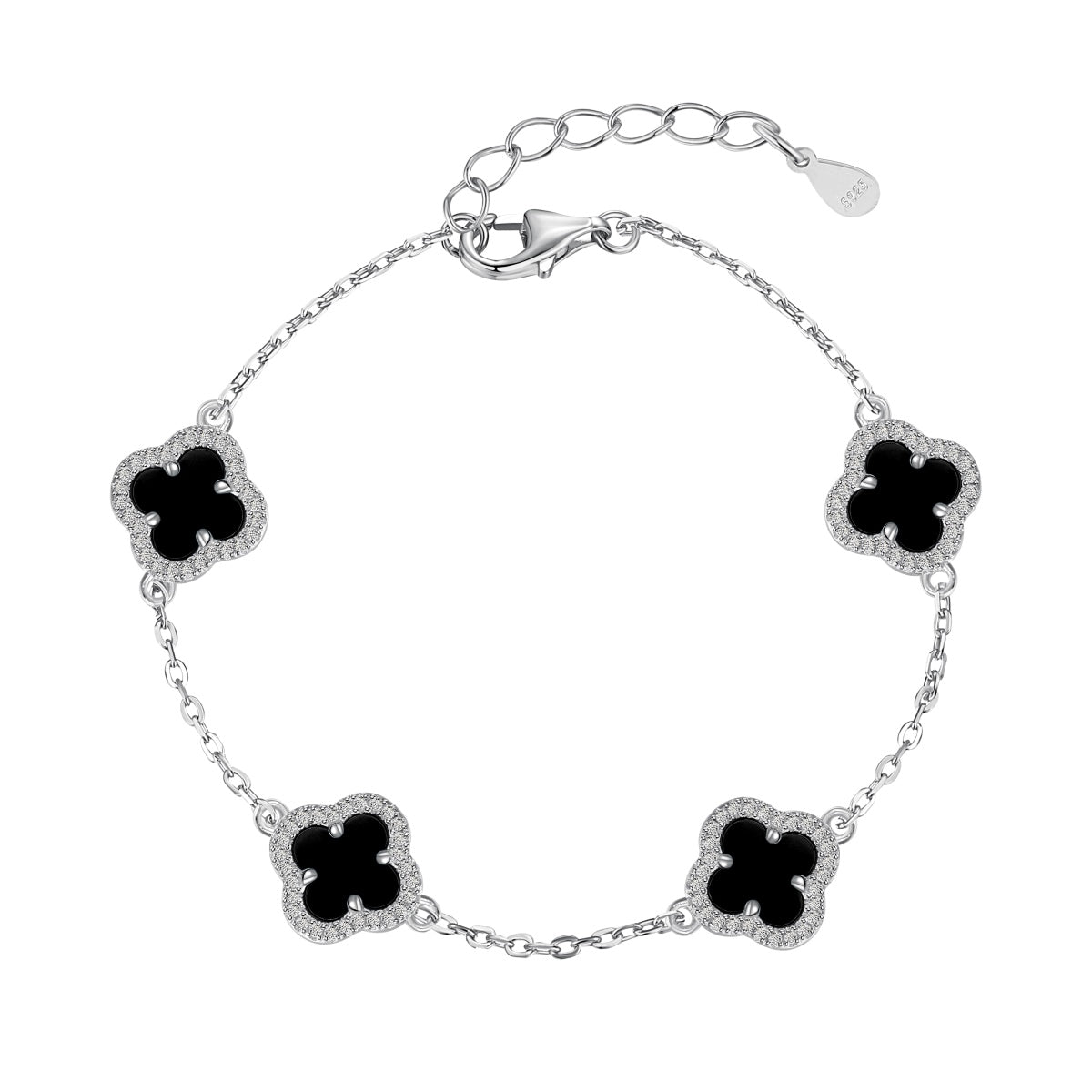 [baslovejewels]Four-Leaf Clover Exquisite Bracelet
