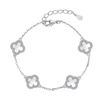 [baslovejewels]Four-Leaf Clover Exquisite Bracelet