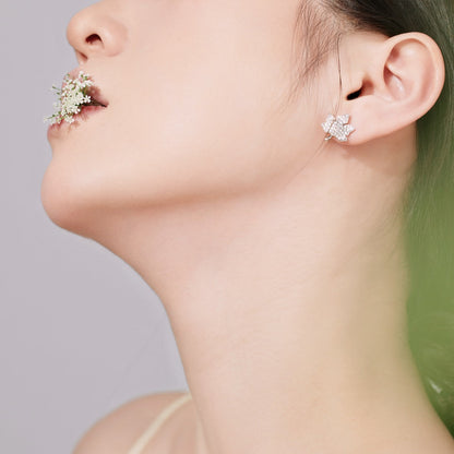 [baslovejewels]Exquisite Maple Leaf Design Earrings