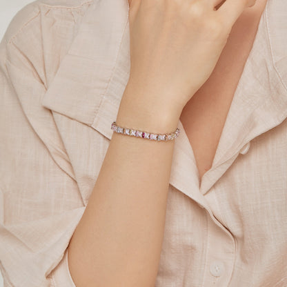 [baslovejewels]Unique Colorful Flower Shape Daily Bracelet