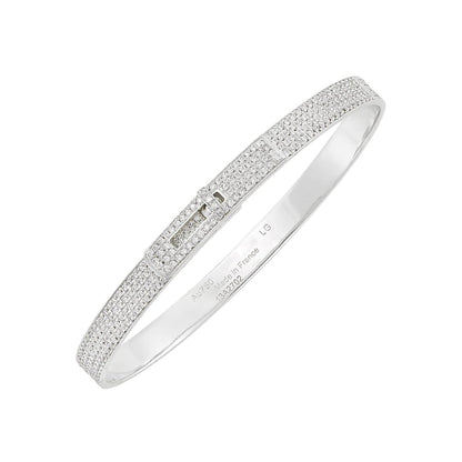 [baslovejewels]HM KELLY BRACELET IN SILVER AND FULL PAVE DIAMOND