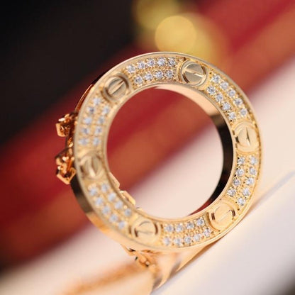 [baslovejewels]LOVE NECKLACE ADJUSTABLE ROSE GOLD