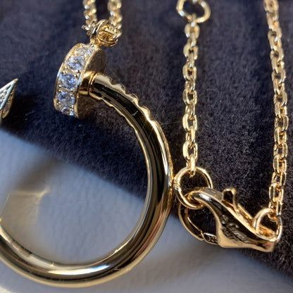 [baslovejewels]JUSTE NECKLACE PINK GOLD