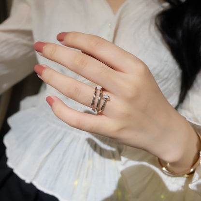 [baslovejewels]JUSTE RING 1.8MM SILVER DOUBLE ROW