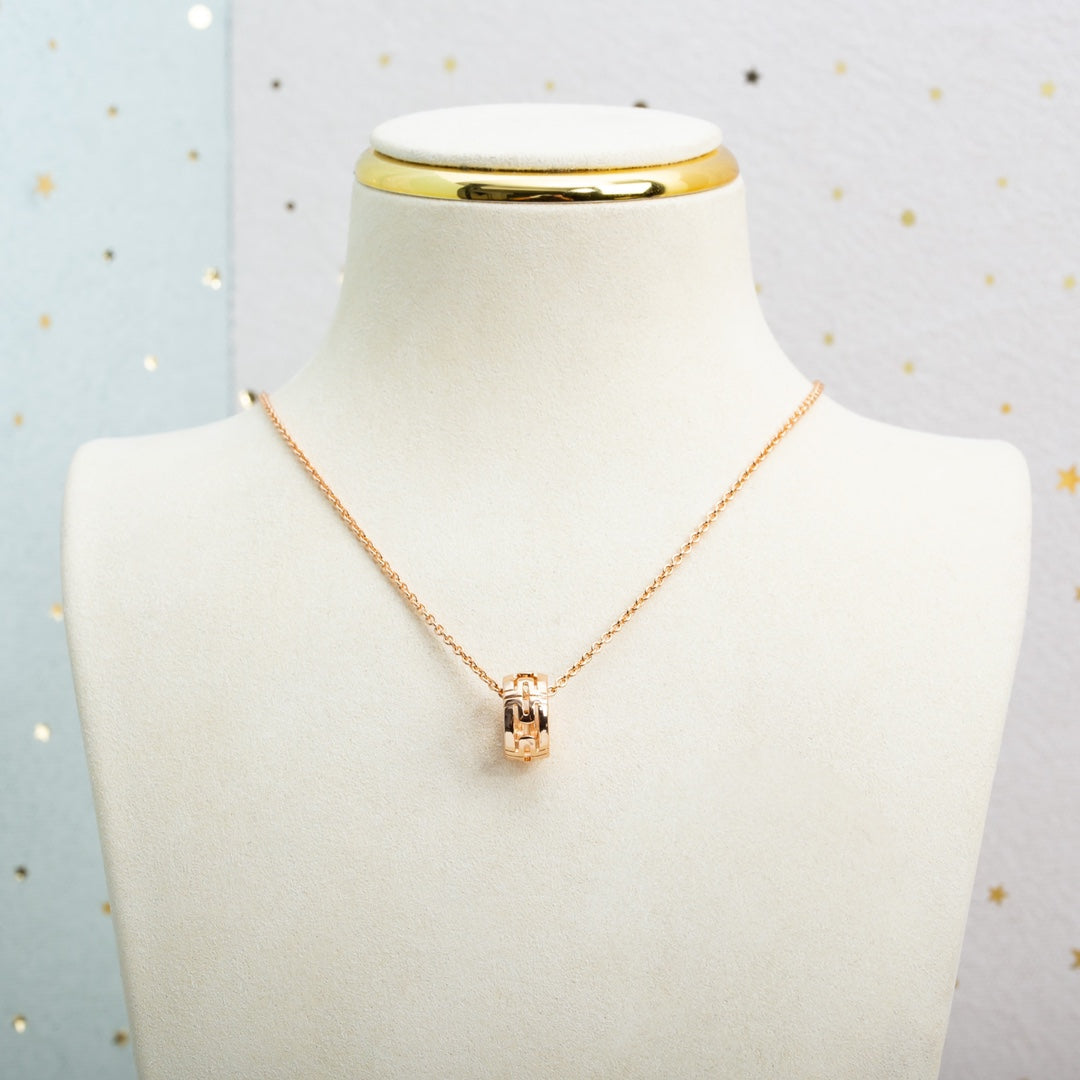 [baslovejewels]PARENTESI NECKLACE PINK GOLD