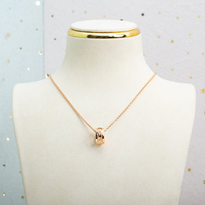 [baslovejewels]PARENTESI NECKLACE PINK GOLD