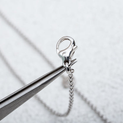 [baslovejewels]PARENTESI NECKLACE SILVER