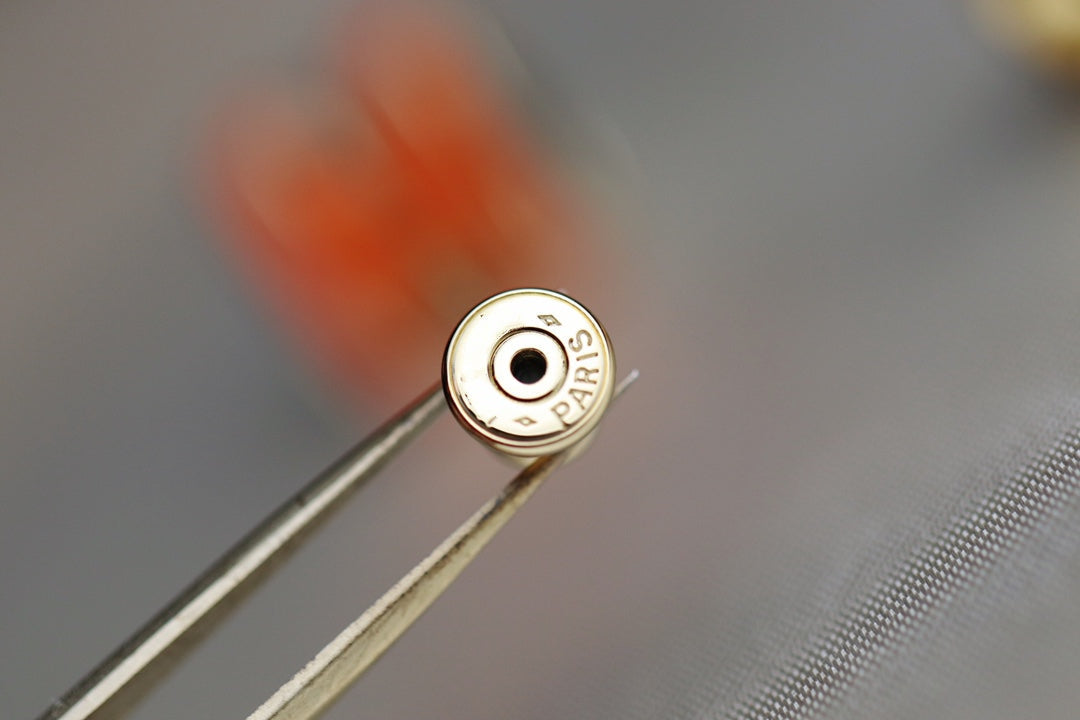 [baslovejewels]MINI POP H EARRINGS ORANGE