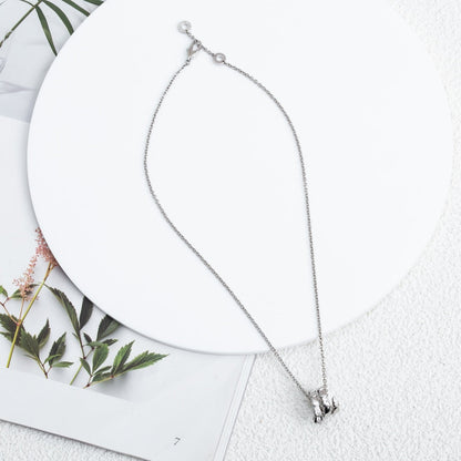 [baslovejewels]SERPENTI SILVER NECKLACE DIAMOND