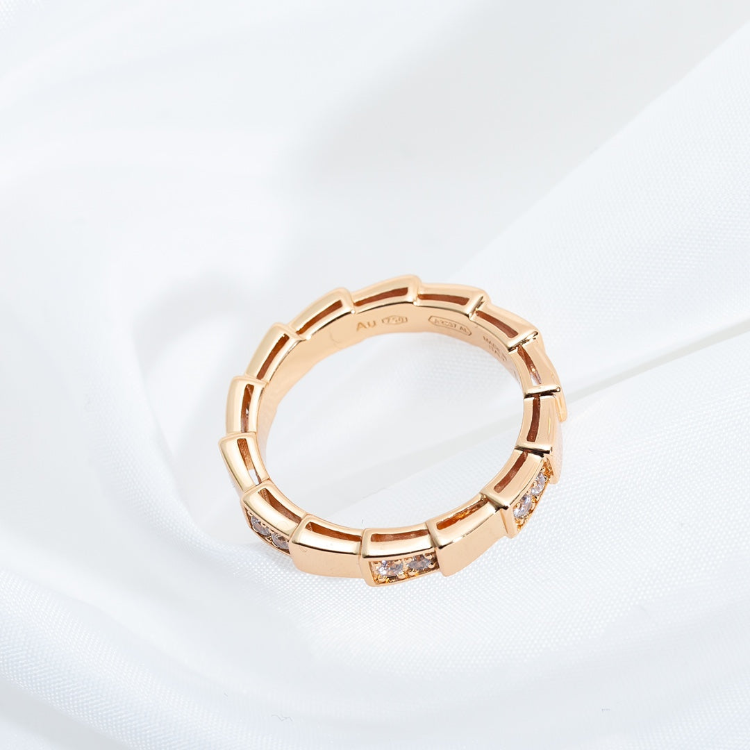 [baslovejewels]SERPENTI RING PINK GOLD  3MM